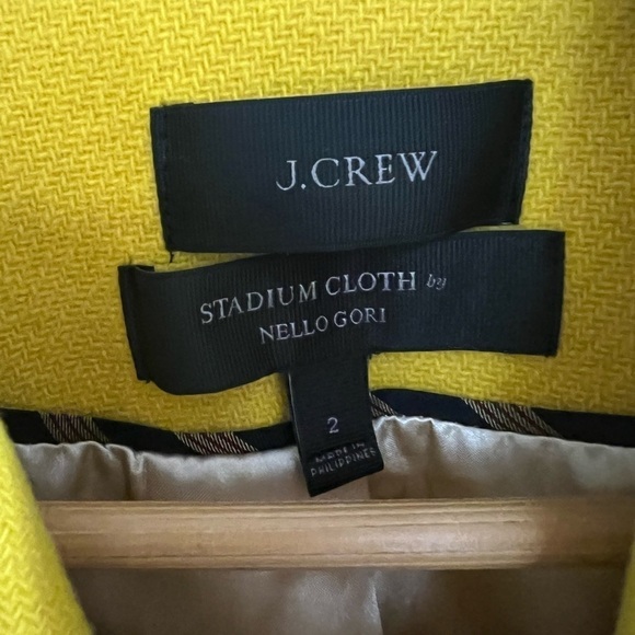 J.Crew Majesty Peacoat Stadium Cloth by Nelo Gori- size 2 - Picture 4 of 12